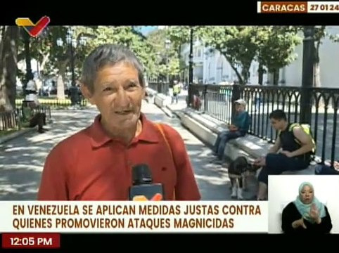 Caraqueños aprueban medidas tomadas por el TSJ en contra de quienes promovieron ataques magnicidas