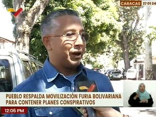 Venezolanos respaldan la movilización de la Furia Venezolana para mantener la paz de la nación