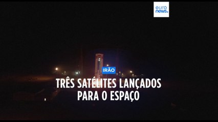 Download Video: Irão coloca em órbita três satélites em simultâneo