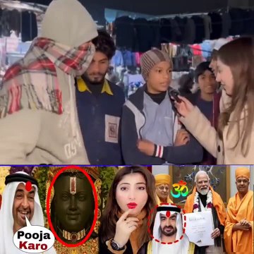 Muslims pay homage to Hindu religion in Abu Dhabi #india #abudhabi #dubai