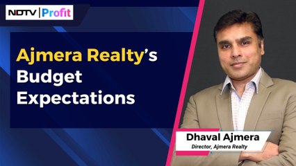 Ajmera Realty's Budget Expectation | NDTV Profit
