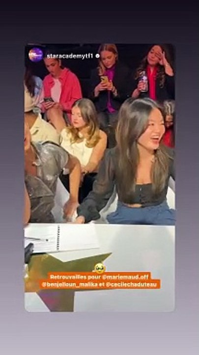 Marie-Maud assiste à la demi-finale de la Star Academy. Le 27 janvier 2024.