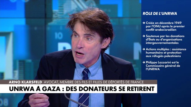 Arno Klarsfeld : «Dans le rôle éducatif, les manuels palestiniens incitent à la haine d'Israël et n'essaient pas de résoudre ce conflit»