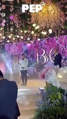 Benjamin Alves & Chelsea Robato at their wedding reception | PEP