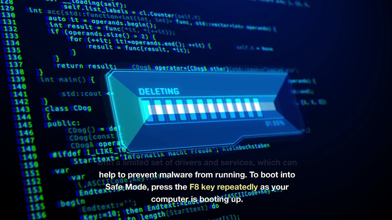 What should I do if I think my computer has been infected with malware