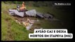 Avião cai e deixa mortos em Itapeva, no Sul de Minas (MG)