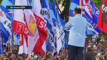 Kala Prabowo Pamer Jajaran Koalisi Indonesia Maju: Kau Lihat Itu Tokoh-Tokoh yang Ada