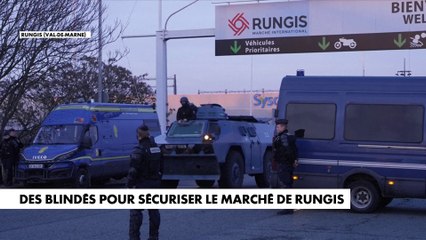 Des blindés pour sécuriser le marché de Rungis