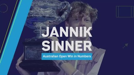 Descargar video: Jannik Sinner's Australian Open Win in Numbers