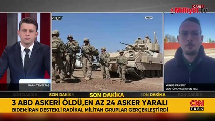 Ürdün'de 3 ABD askeri öldürüldü