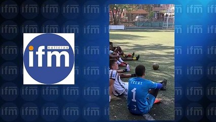 Última practica de futbol de profesor Víctor Luna