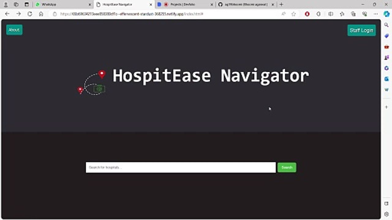 HospitEase Navigator