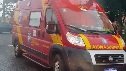 Adolescente fica ferida em acidente no Santa Felicidade