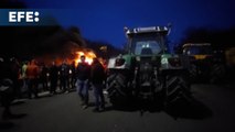 Los agricultores belgas bloquean autopistas en el arranque de una semana de protestas