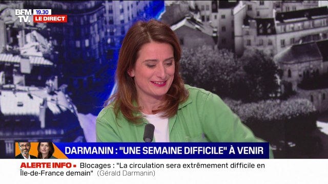 Blocage de Rungis: On a l'impression que Gérald Darmanin ne maîtrise plus grand chose , affirme Marine Tondelier (EELV)