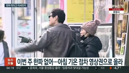 한파 풀리니 초미세먼지 걱정…동해안 건조 주의보