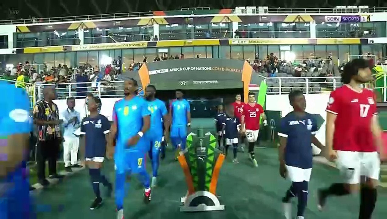 مباراة مصر والكونغو دور ال16 كاملة الشوط الأول