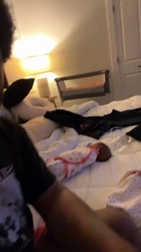 Dad Struggles to Tell Triplets Apart