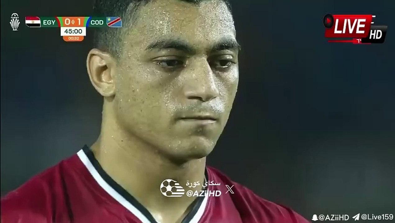 الهدف الاول لمصر امام الكونغو