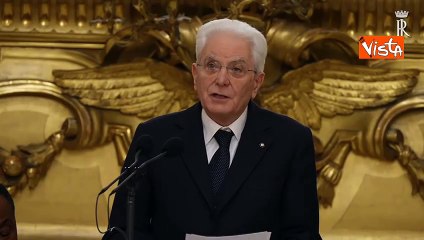 Mattarella cita un proverbio africano: ?Se vuoi andare lontano vai con qualcuno?