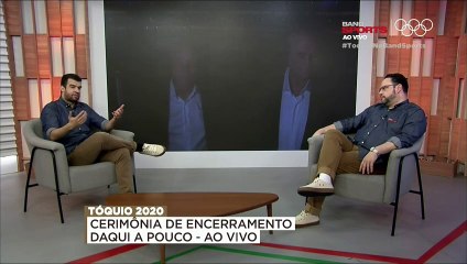Olimpíadas de Tóquio 2020 - Cerimônia de Encerramento, abertura da transmissão (BandSports)