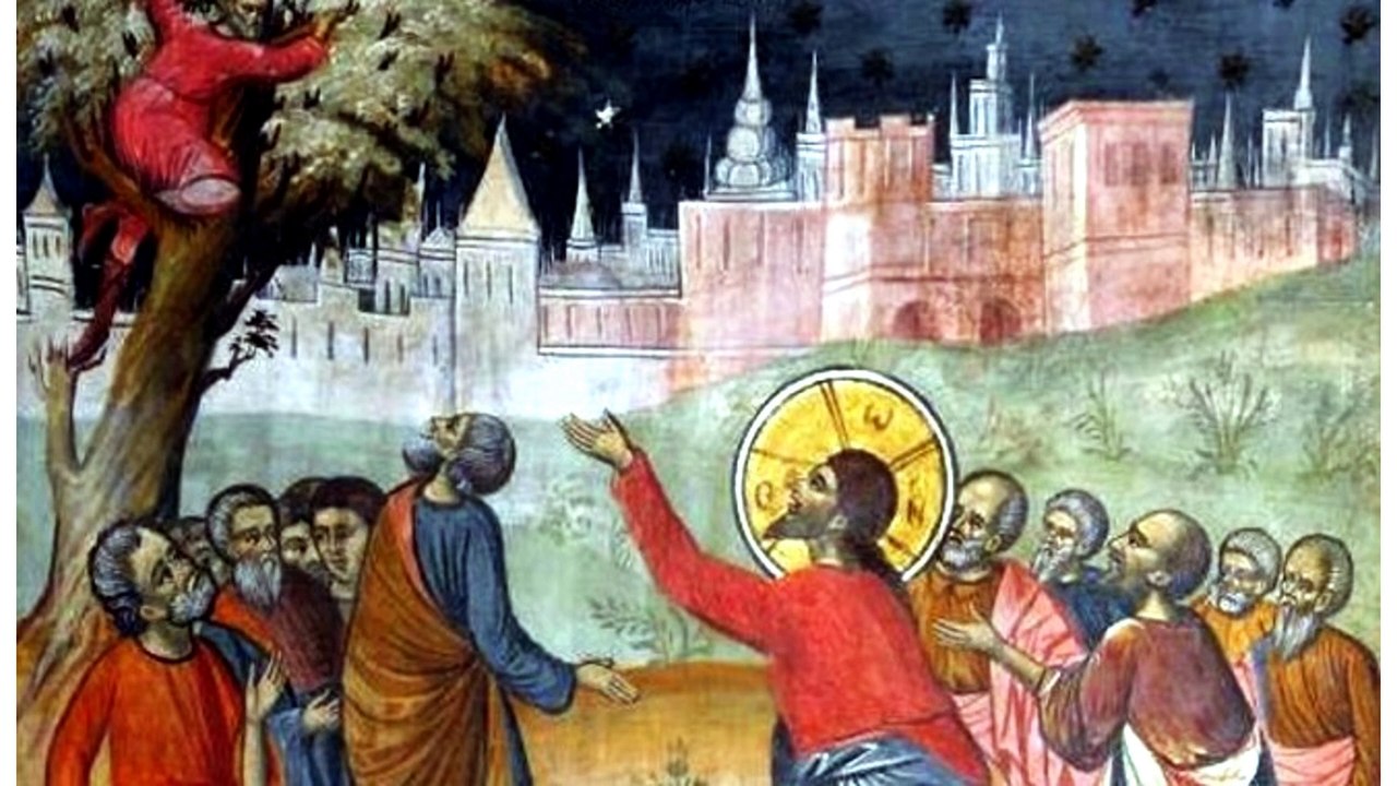 ΙΕ΄ Λουκά. Η μετάνοια του Ζακχαίου! Αρχιμ Επιφάνιος Χατζηγιάγκου!