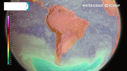 Una intensa dorsal cálida aportará temperaturas extremamente altas sobre la zona central de Chile