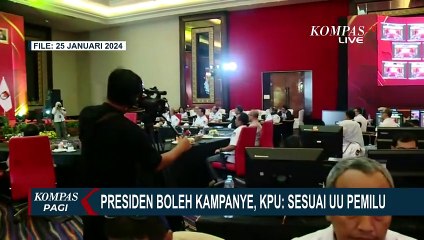 Jokowi Sebut Presiden Boleh Kampanye, KPU: Sesuai UU Pemilu