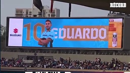 Piero Quispe, de los más ovacionados junto con César 'Chino' Huerta durante las alineaciones en C.U.