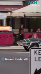 Massive Mako shark towed through town stuns locals