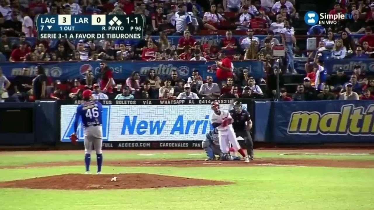 Final LVBP: ¡3 outs más sin carreras para Pinto!