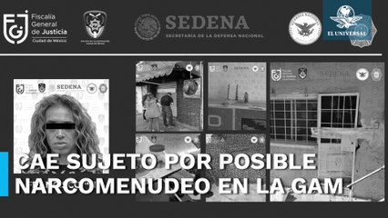 Detienen a sujeto con posible droga durante cateo de la FGJCDMX en la GAM