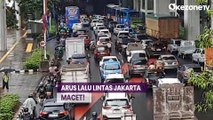 Pasca Hujan, Arus Lalu Lintas di Beberapa Ruas Jakarta Macet