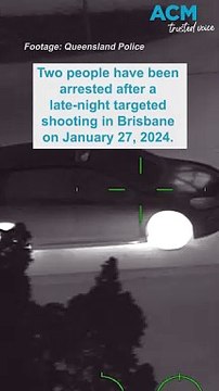 Aerial chase leads to arrests after shots fired in Brisbane