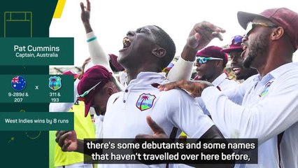 Cummins tips his hat to "fantastic" performance from West Indies