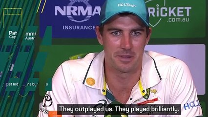 Cummins tips his hat to "fantastic" performance from West Indies