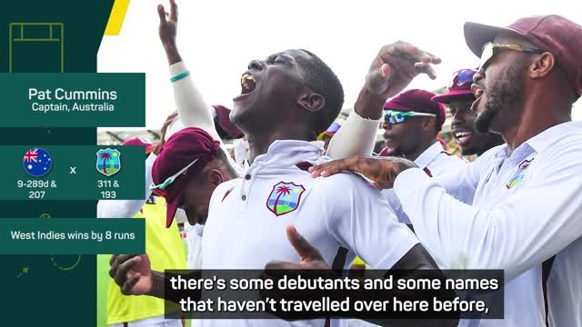 Cummins tips his hat to fantastic performance from West Indies