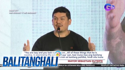 Davao City Mayor Sebastian Duterte, pinagbibitiw sa puwesto si PBBM | BT