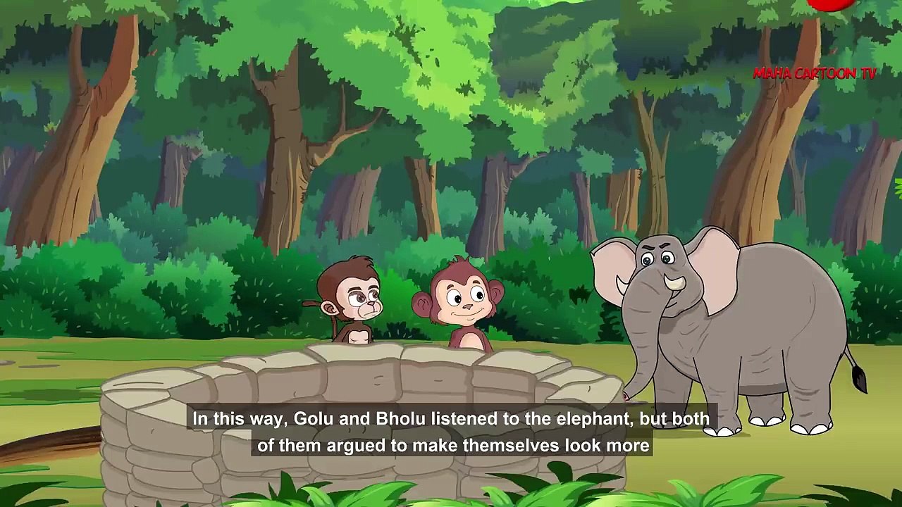 Intelligent Monkey _ English Moral Story _ MahacartoonTv English _ English Cartoon _ English Story(720P_HD)