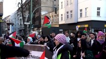 مظاهرات حاشدة في برلين تضامنا مع الشعب الفلسطيني ورافضة للحرب