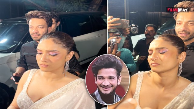 Ankita Lokhande looks Sad And Upset after Loosing Bigg Boss 17 to Munawar Faruqui!, Video Viral
