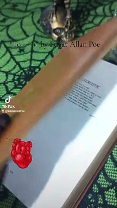 Poetry Reading: "To -----" by Edgar Allan Poe | #shorts