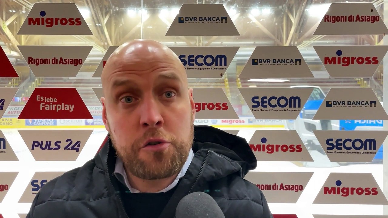 Kasper Vuorinen nach der Niederlage in Asiago