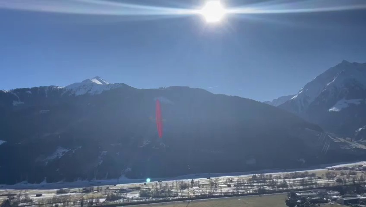 Wood wipe midi bei strahlenden Winterwetter