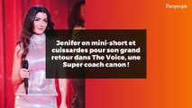 Jenifer en mini-short et cuissardes pour son grand retour dans The Voice, une Super coach canon !