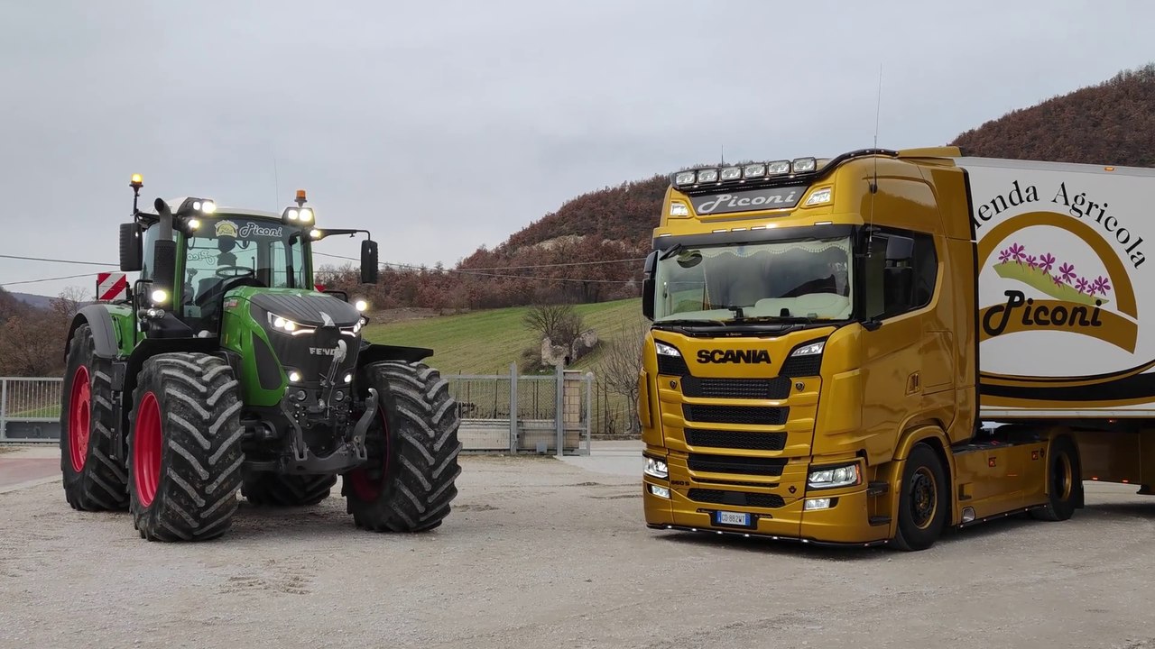 4k - Fendt 936 Vario VS Scania 660S V8 Power - Next Generation - Epic Video!
