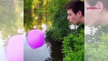 Rengarenk şov! Dumanla renklendirilen baloncukların eşsiz dansı sosyal medyada viral oldu