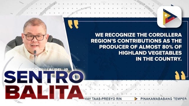DA, nagbigay ng P130M halaga ng financial aid at iba pang tulong sa mga magsasaka sa Cordillera