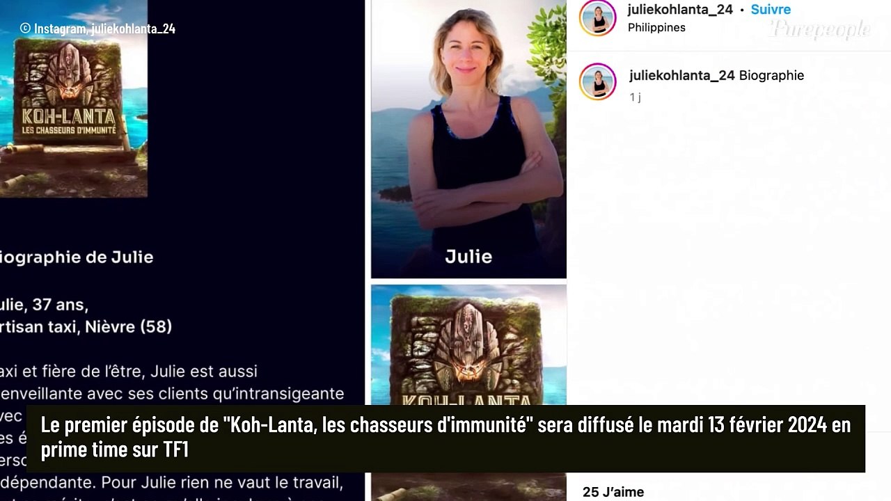 PORTRAIT - Koh-Lanta 2024 : Julie, artisan taxi, qui veut récupérer les "100 patates" !