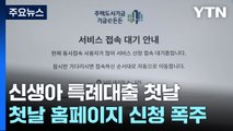 신생아 특례대출 신청 첫날...신청자 몰리며 접속 지연 / YTN